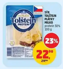 Penny Market Sýr Tolštejn plátky Milko nabídka