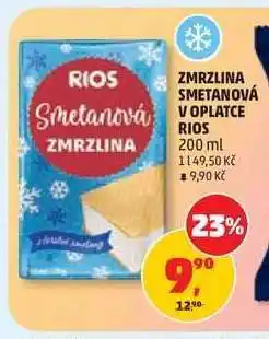Penny Market Zmrzlina smetanová v oplatce Rios nabídka
