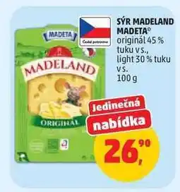 Penny Market SÝR MADELAND Madeta nabídka