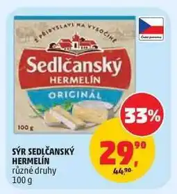 Penny Market SÝR SEDLČANSKÝ HERMELÍN nabídka