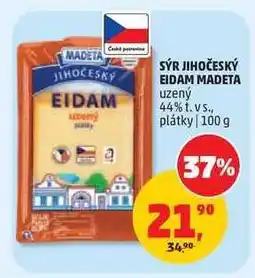Penny Market Sýr Jihočeský Eidam Madeta nabídka