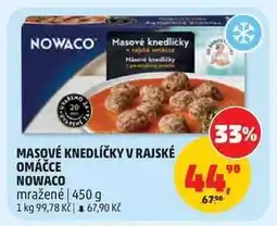 Penny Market Masové knedlíčky v rajské omáčce NOWACO nabídka