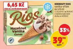 Penny Market Kornouty Rios vanilka-oříšek nabídka