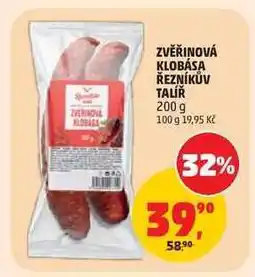 Penny Market Zvěřinová klobása Řezníkův talíř nabídka