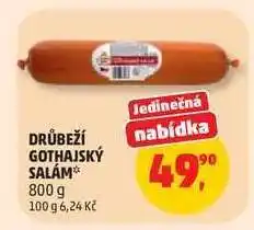 Penny Market Drůbeží gothajský salám nabídka