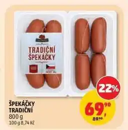 Penny Market Špekáčky Tradiční nabídka