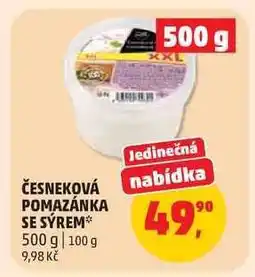 Penny Market Česneková pomazánka se sýrem nabídka