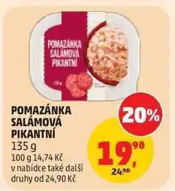 Penny Market Pomazánka salámová pikantní nabídka