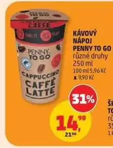 Penny Market Kávový nápoj Penny To Go nabídka