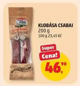 Penny Market Klobása Csabai nabídka