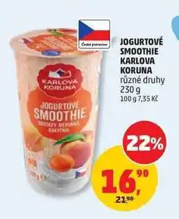 Penny Market Jogurtové Smoothie Karlova Koruna nabídka