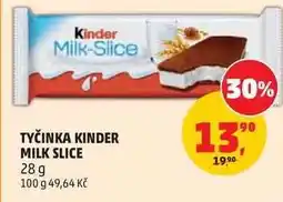 Penny Market TYČINKA KINDER MILK-SLICE nabídka