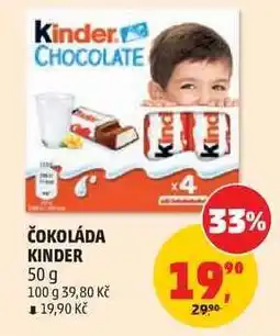 Penny Market ČOKOLÁDA KINDER nabídka