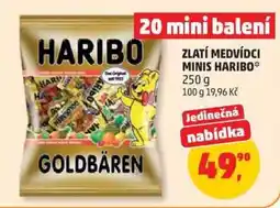Penny Market ZLATÍ MEDVÍDCI MINIS HARIBO nabídka