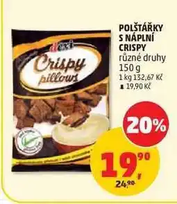 Penny Market POLŠTÁŘKY S NÁPLNÍ CRISPY nabídka