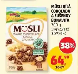 Penny Market Müsli Bílá Čokoláda a Sušenky Bonavita nabídka