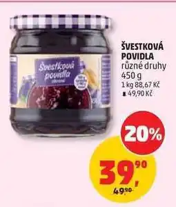 Penny Market Švestková povidla nabídka