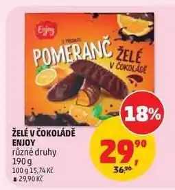 Penny Market ŽELÉ V ČOKOLÁDĚ ENJOY nabídka