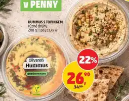 Penny Market Hummus s topingem nabídka