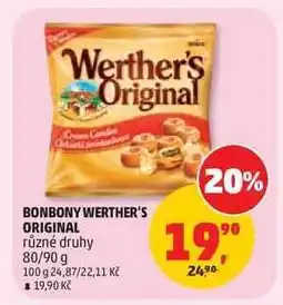 Penny Market BONBONY WERTHER‘S ORIGINAL nabídka