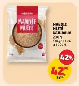 Penny Market MANDLE MLETÉ NATURALIA nabídka