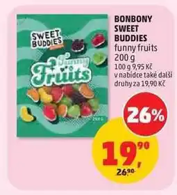 Penny Market BONBONY SWEET BUDDIES funny fruits nabídka
