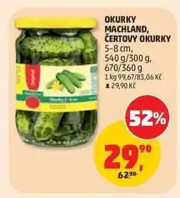Penny Market Okurky Machland, Čertovy okurky nabídka