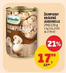 Penny Market Žampiony krájené Jardinelle nabídka