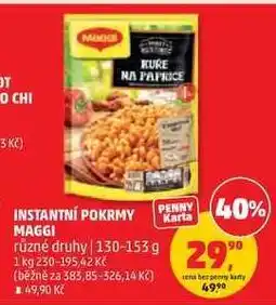 Penny Market INSTANTNÍ POKRMY MAGGI nabídka