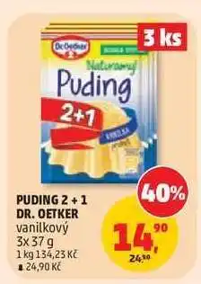 Penny Market Puding 2+1 Dr. Oetker vanilkový nabídka