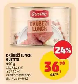 Penny Market DRŮBEŽÍ LUNCH GUSTITO nabídka