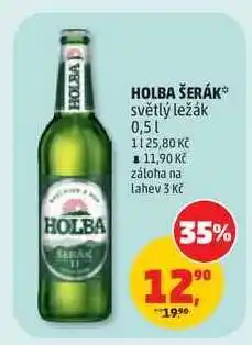Penny Market HOLBA ŠERÁK světlý ležák 0,5 l nabídka