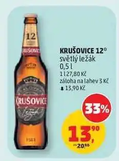 Penny Market Krušovice 12 světlý ležák nabídka