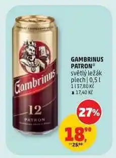 Penny Market Gambrinus Patron nabídka