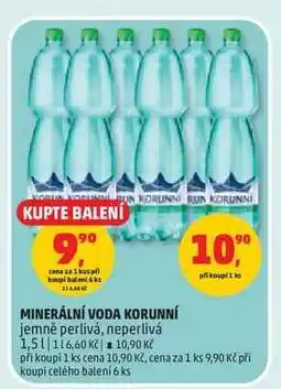 Penny Market MINERÁLNÍ VODA KORUNNÍ nabídka