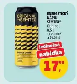 Penny Market ENERGETICKÝ NÁPOJ SEMTEX nabídka