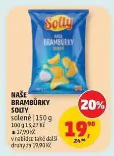 Penny Market NAŠE BRAMBŮRKY SOLTY nabídka