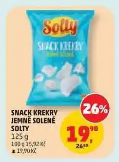 Penny Market SNACK KREKRY JEMNĚ SOLENÉ SOLTY nabídka