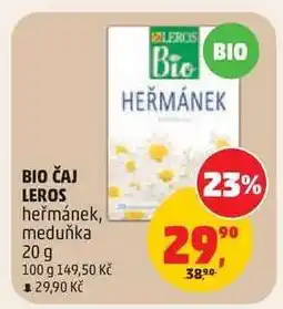 Penny Market BIO ČAJ LEROS heřmánek, meduňka nabídka