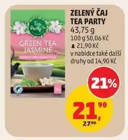 Penny Market ZELENÝ ČAJ TEA PARTY nabídka