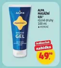 Penny Market ALPA Masážní Gel nabídka