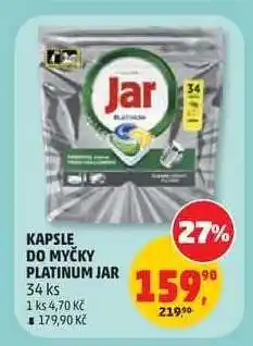 Penny Market KAPSLE DO MYČKY PLATINUM JAR nabídka