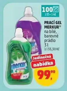 Penny Market PRACÍ GEL MERKUR nabídka