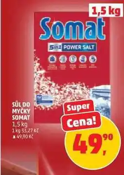 Penny Market SŮL DO MYČKY SOMAT nabídka