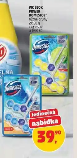 Penny Market WC Blok Power Domestos nabídka