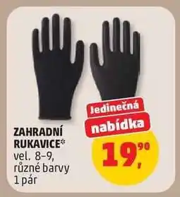 Penny Market Zahradní rukavice nabídka