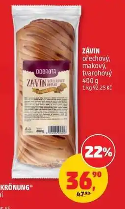 Penny Market ZÁVIN ořechový, makový, tvarohový nabídka