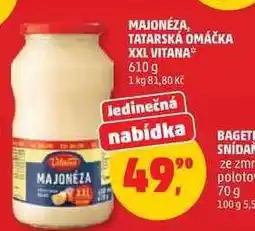 Penny Market Majonéza, Tatarská omáčka XXL Vitana nabídka