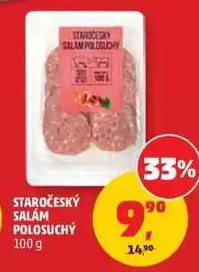 Penny Market Staročeský salám polosuchý nabídka
