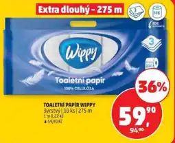 Penny Market TOALETNÍ PAPÍR WIPPY nabídka